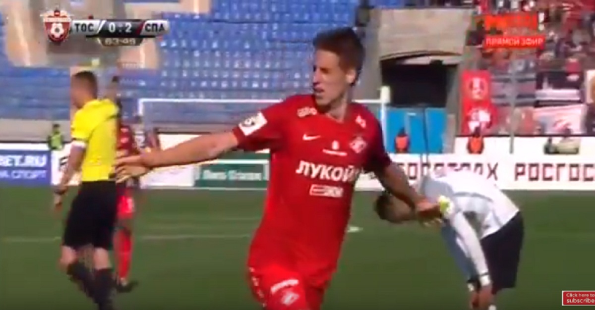 PAŠALIĆ ZABIO SVOJ DRUGI GOL ZA SPARTAK Prvak Rusije vodio 2:0 i u zadnjih pet minuta prosuo pobjedu