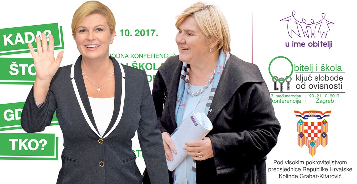 Kolinda pokroviteljica Markićkine konferencije o štetnosti pornografije