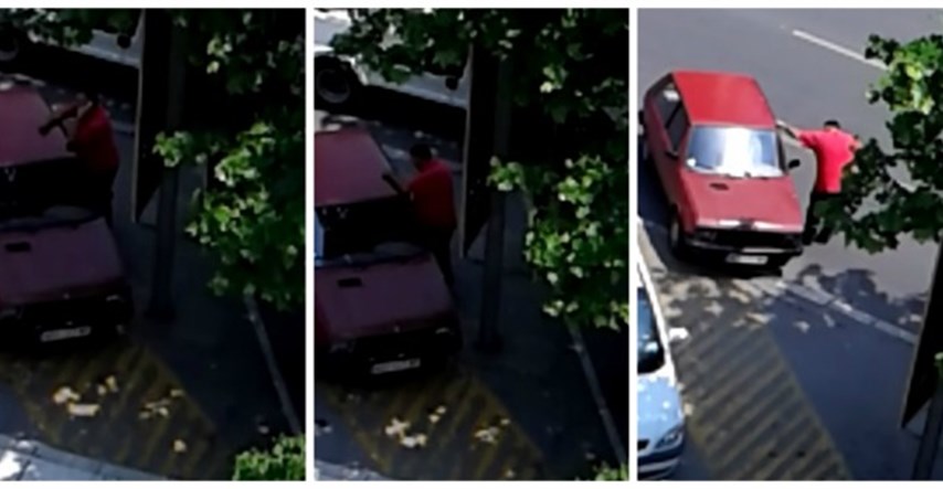Novi Sad: Djelatnik "pauka" provalio u auto i izgurao ga na cestu