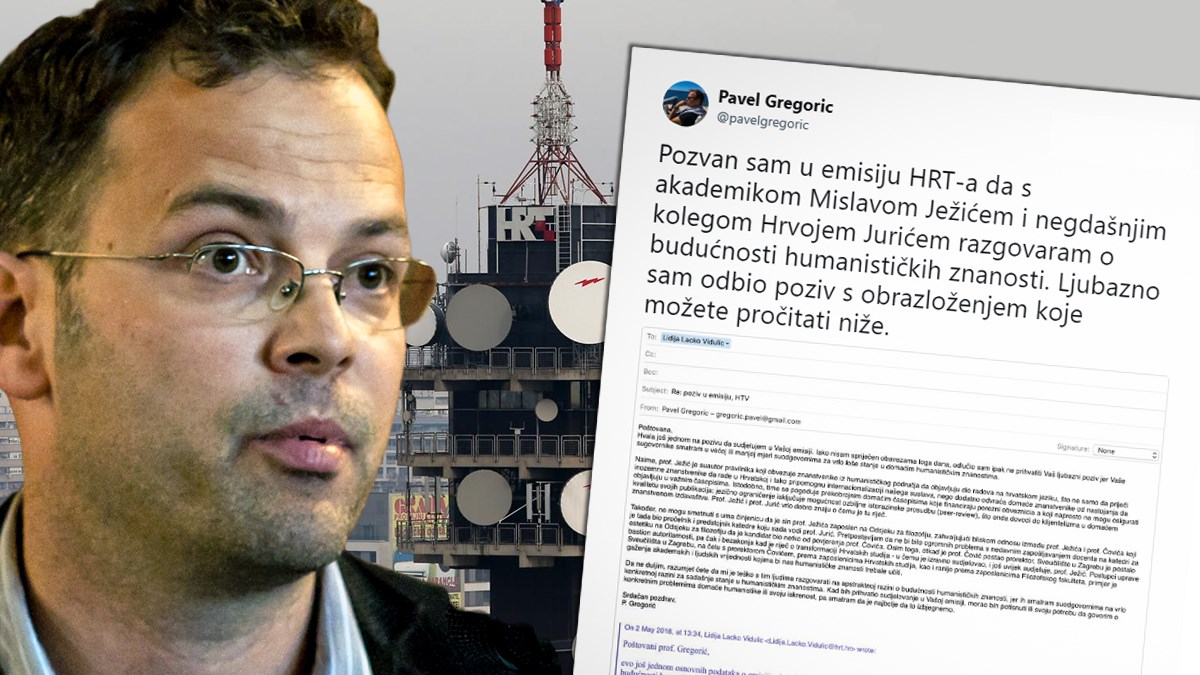 HRT pozvao filozofa u emisiju, on ih odbio pa razlog objasnio na Twitteru