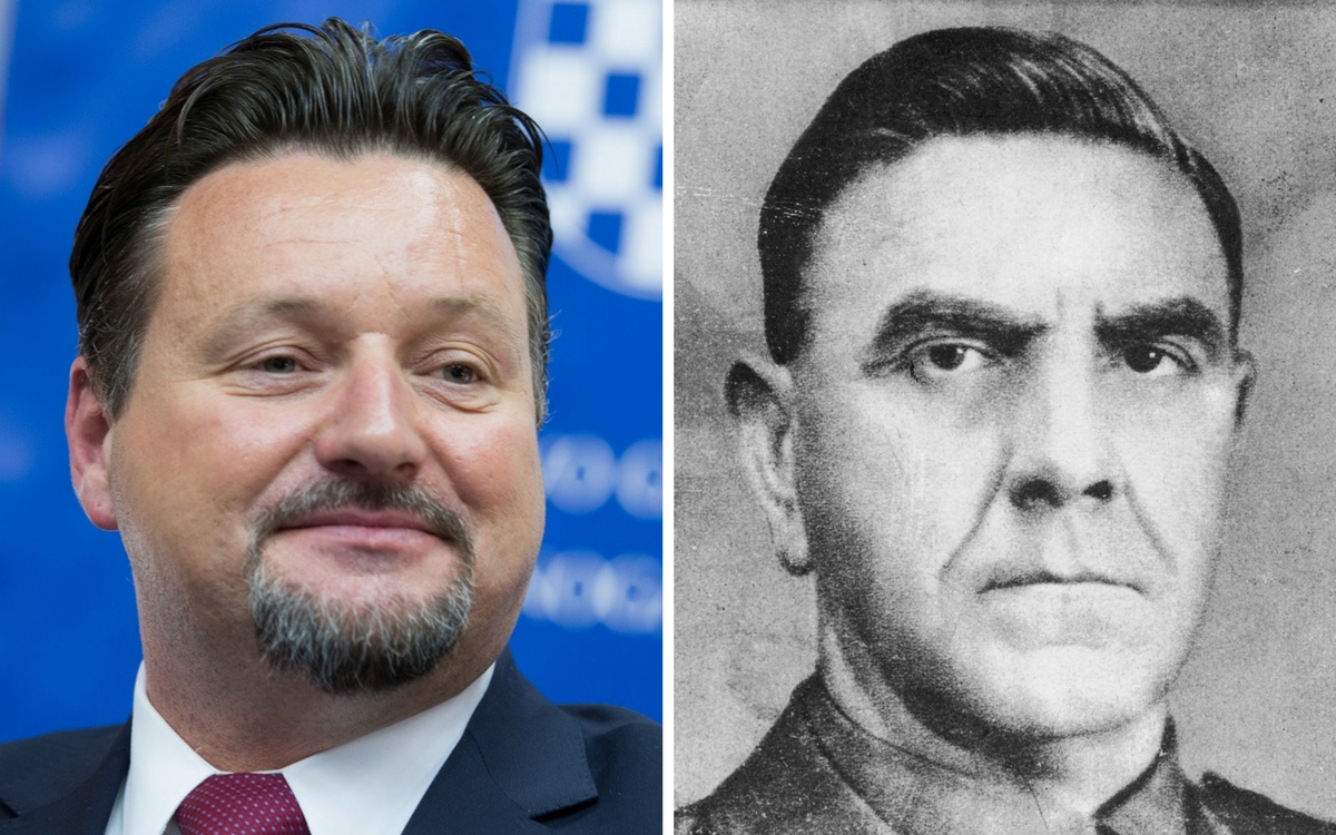 HDZ-ov ministar Bujancu poklonio vino sa slikom Ante Pavelića?