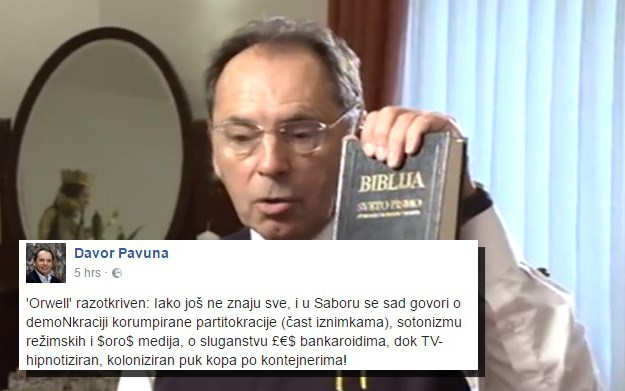 Pavuna bizarnim Facebook statusom podržao Pernara, pogledajte što je nadrobio