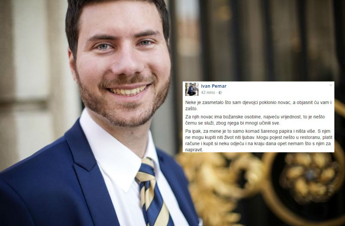 Pernar objasnio zašto je učenici dao 2000 kuna
