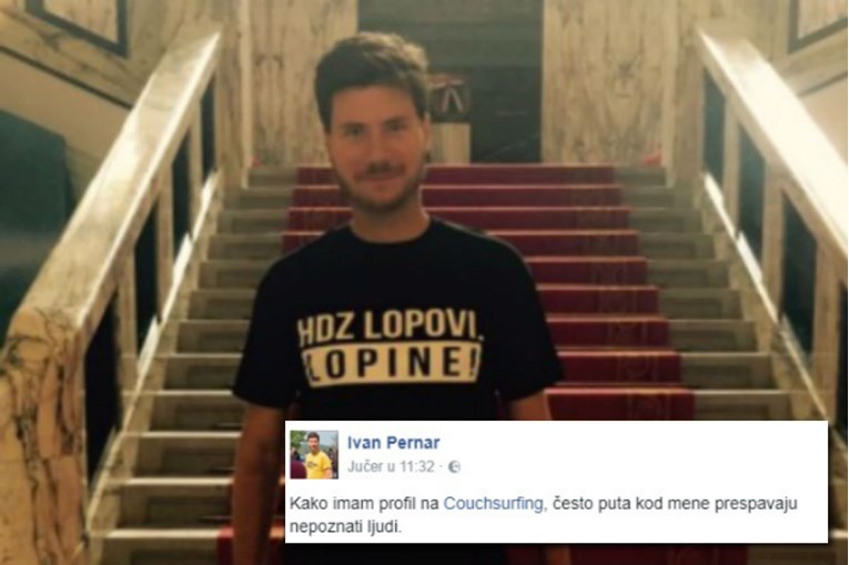 Ivan Pernar opisao iskustvo s Couchsurfinga: "Ma valjda nije terorist, primit ću ga u svoj dom"