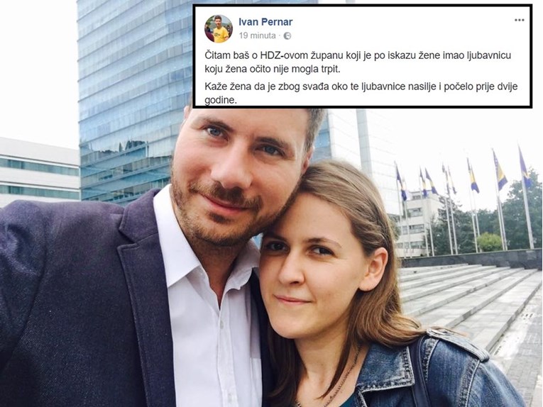 Pernar nakon što je HDZ-ovac pretukao ženu: "Radije tražite ženu kojoj ne smeta vaša ljubavnica"
