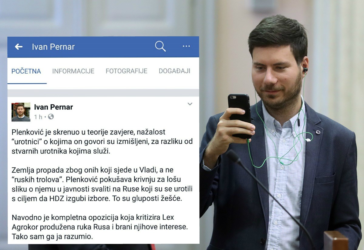 Pernar: Plenković je skrenuo u teorije zavjere