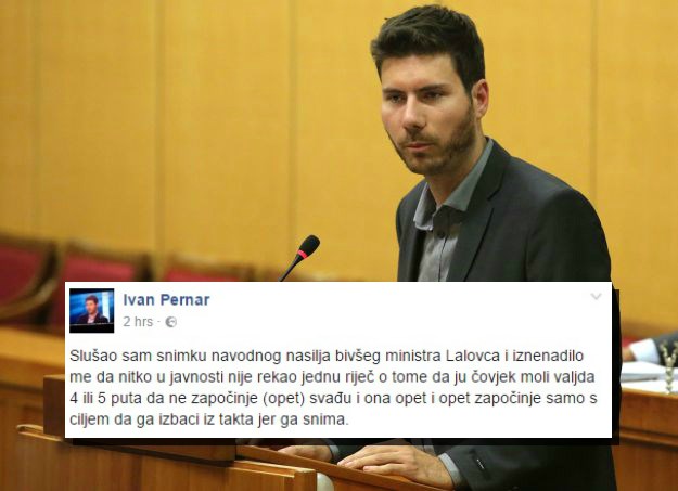 Pernar brani Lalovca: "Vidi se iz aviona da ga je isprovocirala"