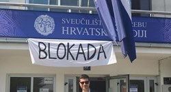 Pernar došao na blokadu Hrvatskih studija, ali nitko se nije htio slikati s njim