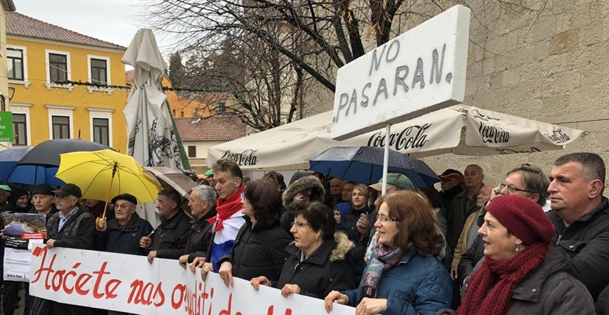 Protivnici gradnje TE Peruća stižu u Zagreb, hoće li ih policija privesti?