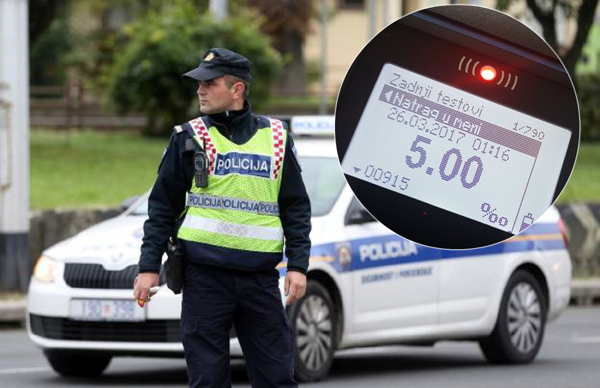 Muškarac kod Čakovca mrtav pijan vozio kombi, napuhao čak pet promila