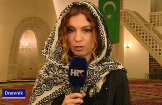 Zašto se HRT-ova novinarka u Dnevnik javila s maramom na glavi?