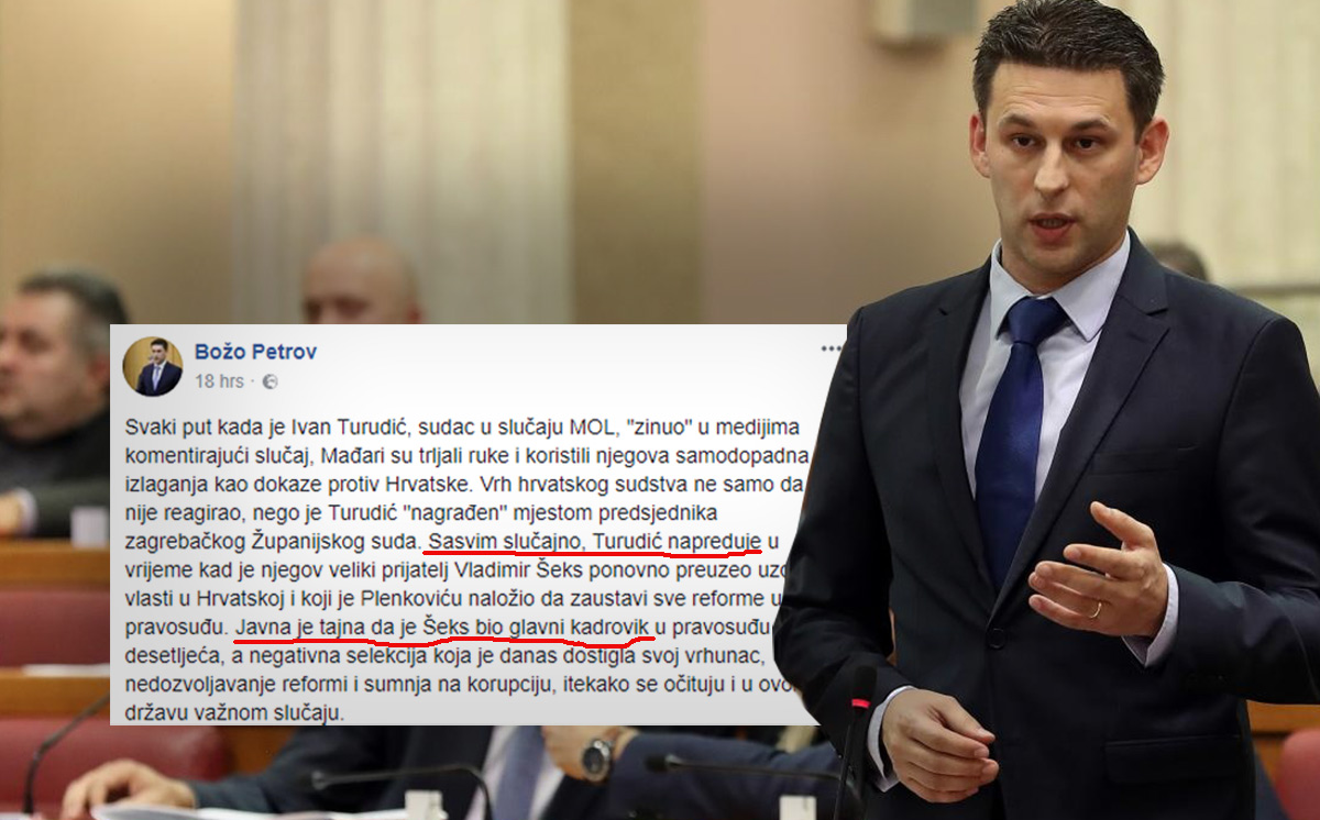 Petrov: Neučinkoviti smo i nesposobni, MOL je trljao ruke kad god bi Turudić "zinuo"