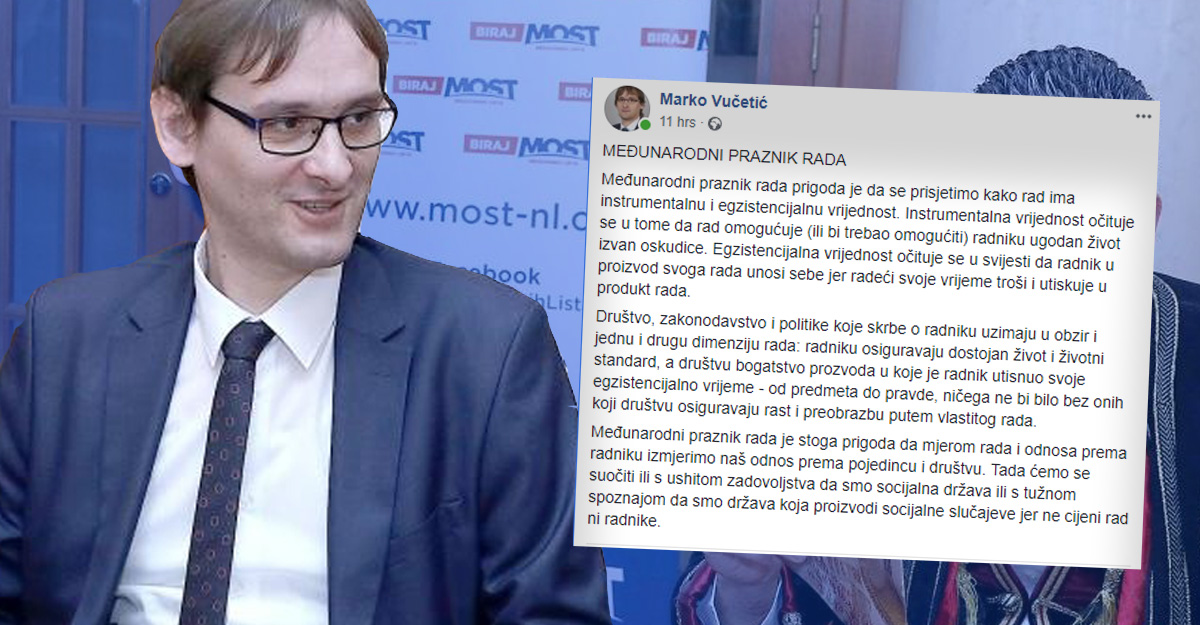 Evo kako je Praznik rada prokomentirao Mostov zastupnik čiji je govor o Istanbulskoj sve oduševio