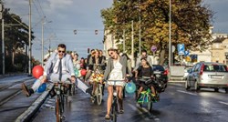 "Sudbonosno da" na biciklima: Ovo su najsimpatičniji mladenci u regiji