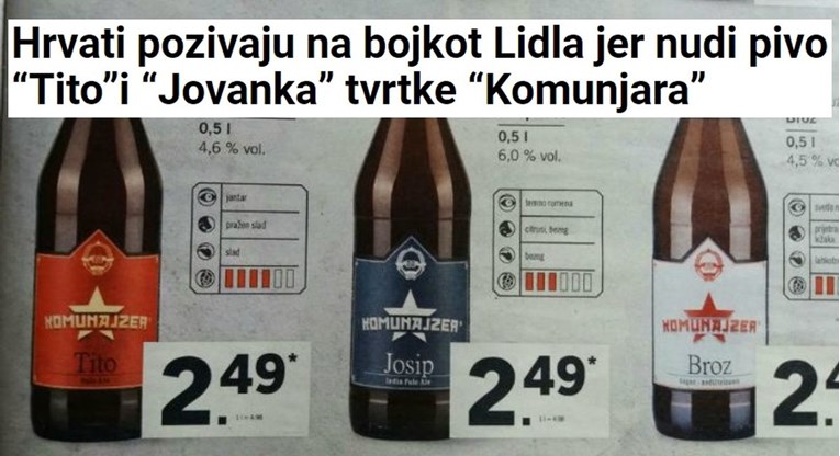 Ustaški portal pizdi oko slovenskih piva s petokrakom