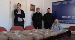 Crnogorac pokušao prošvercati više od 22 kila marihuane, uhvatila ga policija kod Slavonskog Broda