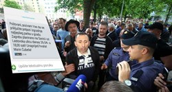 POGLEDAJTE SMS Bandić je na prosvjednike u Savici poslao ratne veterane
