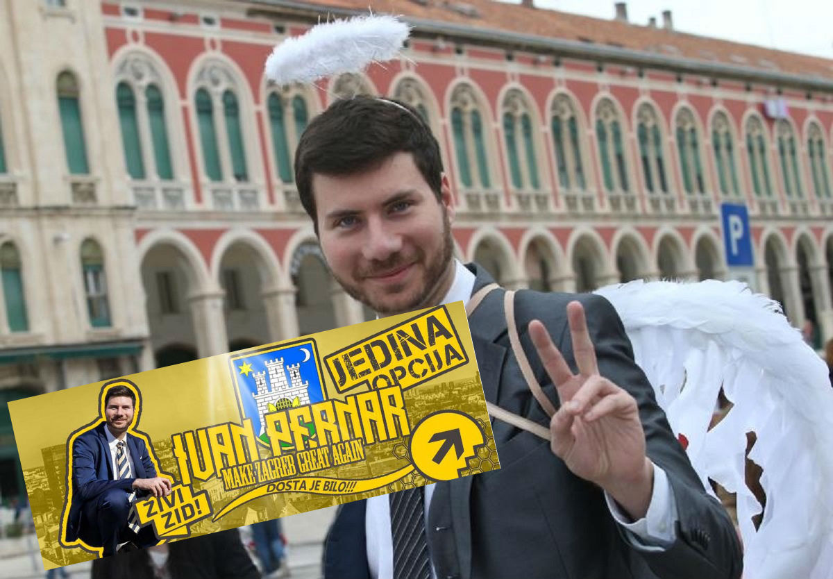 Ivan Pernar kao Donald Trump: "Make Zagreb great again"