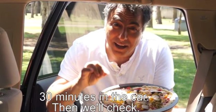 Poznati chef pekao pizzu u autu, a umjesto da pošalje poruku upozorenja izazvao podsmijeh i bijes