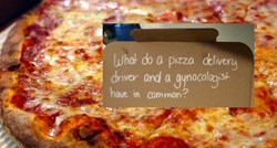 Zaposlenica Pizza Huta dobila otkaz zbog vica na kutiji:"Što je zajedničko ginekologu i dostavljaču pizze?"