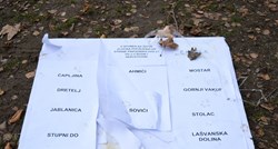 U Zagrebu uništeni plakat i svijeće za žrtve HVO-a