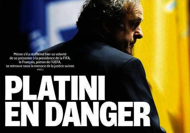 Svjetske naslovnice: Platini u opasnosti