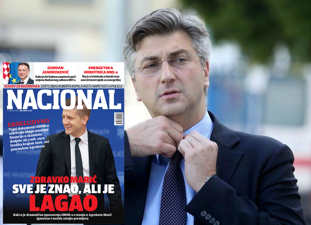 Plenković o novoj aferi: Nisam čitao tekst, samo naslov. To je reciklaža