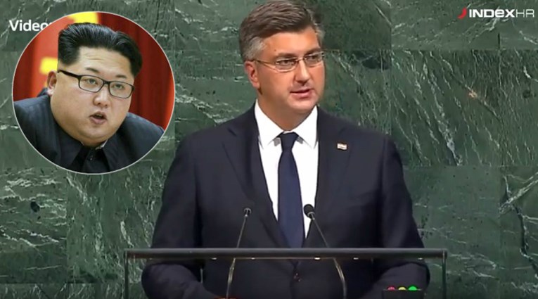 HRVATSKA ZA SANKCIJE Plenković iz UN-a poslao poruku Kim Jong-unu