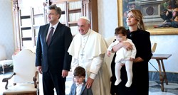 FOTO Plenkovićeva žena za posjet papi izabrala haljinu hrvatskih kreatora