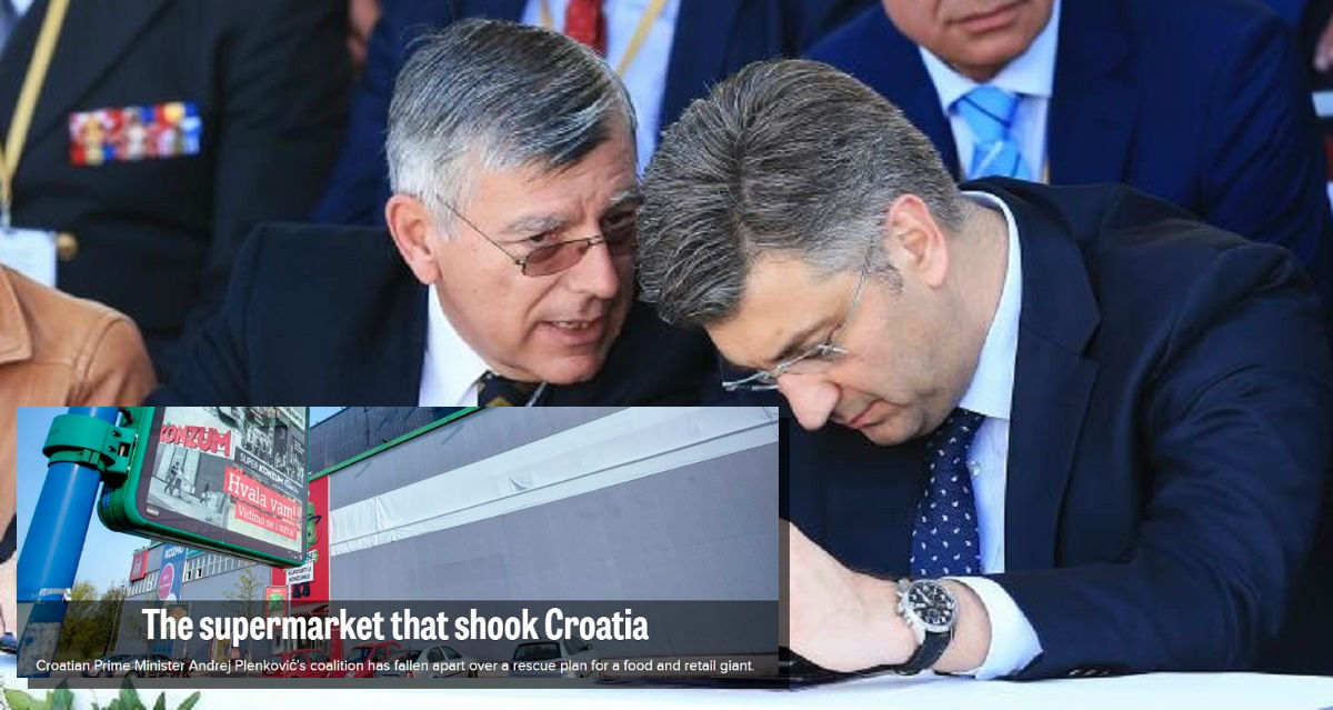 Politico o smrti koalicije HDZ-a i Mosta: "Agrokor kontrolira Hrvatsku"