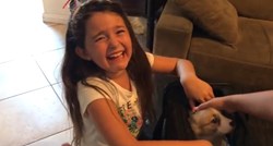 VIDEO Kada je ugledala svog novog psića, rasplakala se od sreće