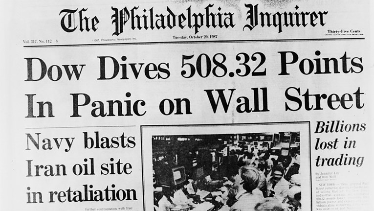 Prije 30 godina dogodio se "Crni ponedjeljak" na Wall Streetu