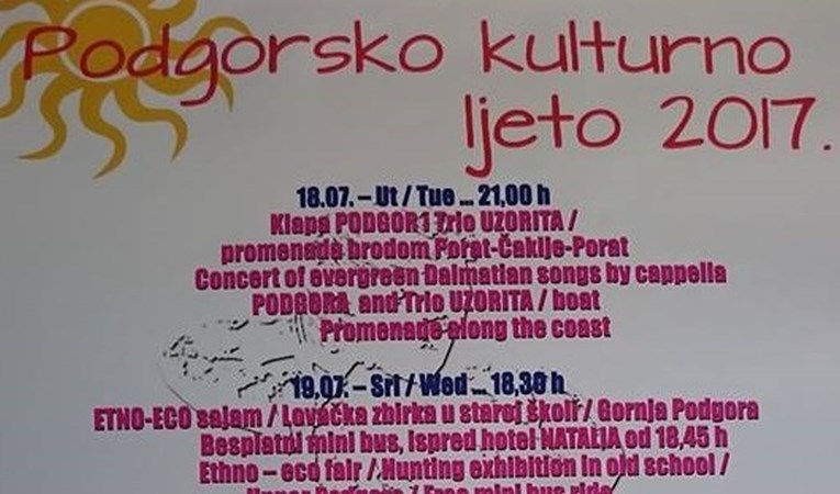 "Father´s soul outside the body": Svi umiru od smijeha zbog plakata za Podgorsko kulturno ljeto