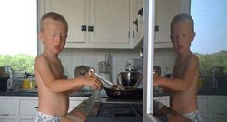 Zbog jezivog detalja fotka dječaka u kuhinji prestravila korisnike društvenih mreža, vidite li ga?