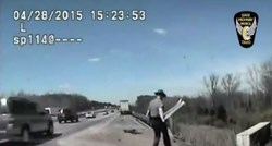 Nevjerojatna snimka: Policajac heroj nije htio odustati od oživljavanja žrtve prometne nesreće