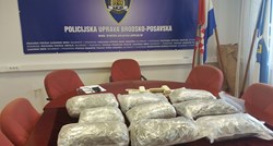 FOTO Slavonska policija u kamionu pronašla više od 160 kilograma marihuane, pogledajte ulov