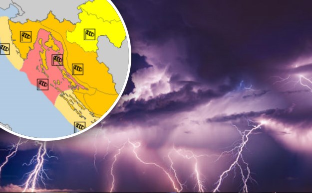 CRVENI METEOALARM Na području Kvarnera očekuju se udari olujnog vjetra i do 130 km/h