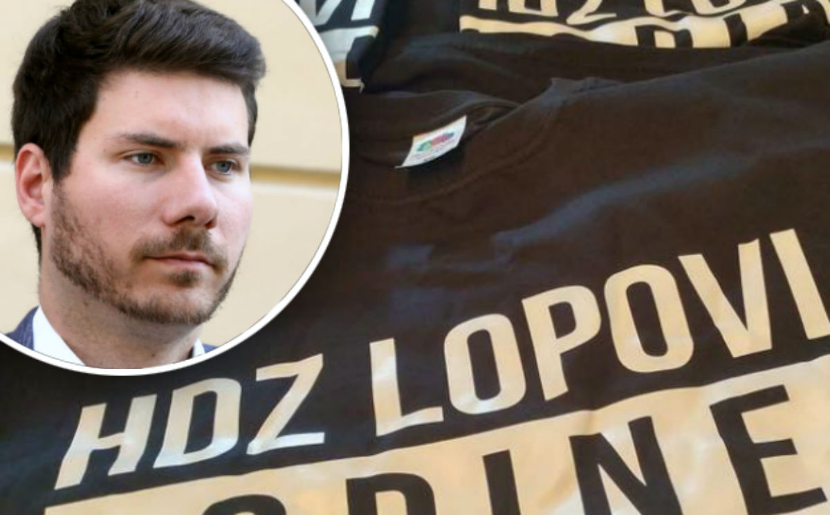FOTO Pernar najavio: U Sabor idem s majicom "HDZ LOPOVI!"