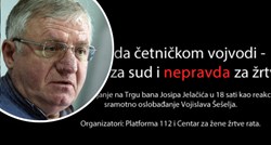 U Zagrebu u 18 sati prosvjed zbog skandalozne presude Šešelju