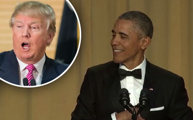 VIDEO Obama brutalno ismijao Trumpa na večeri za novinare
