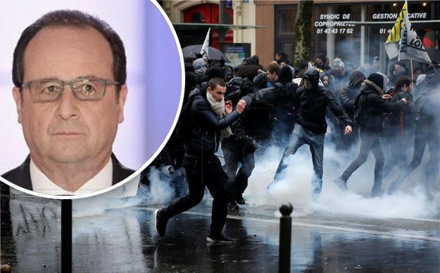 Hollande: Ne odustajem od novog Zakona o radu, dosta je bilo razbijanja