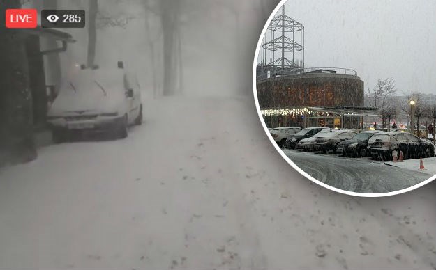 VIDEO Pogledajte snježnu mećavu na Sljemenu, snijeg pada u Zagrebu, Karlovcu, Varaždinu...