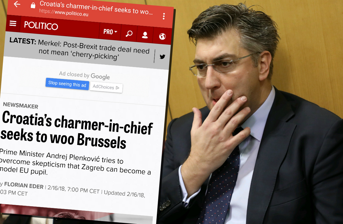 Politico o Plenkoviću: Hrvatski vrhovni šarmer pokušava zavesti Bruxelles. Hoće li uspjeti?