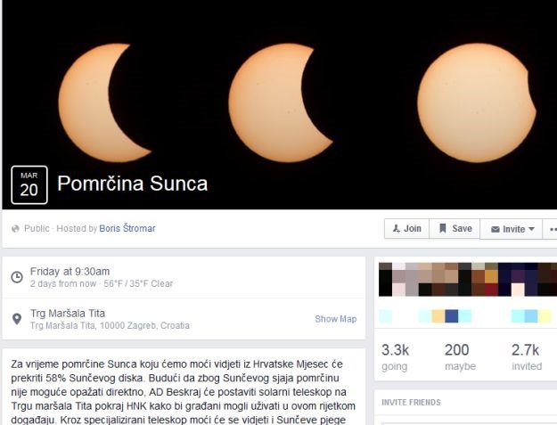 Ako ste u Zagrebu evo gdje (i kako) možete gledati pomrčinu Sunca ovog petka