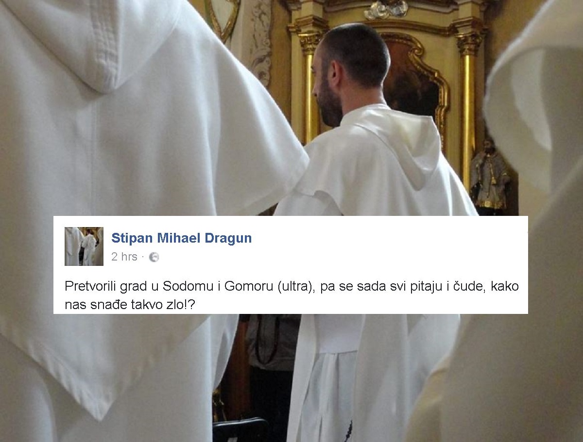 Splitski crkvenjak o požaru: Bog je požarima kaznio Split za Ultru