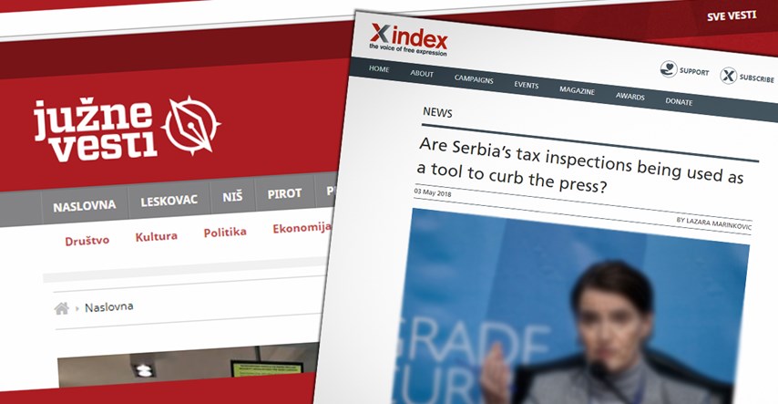 Jesu li porezne inspekcije u Srbiji sredstvo kontrole medija?