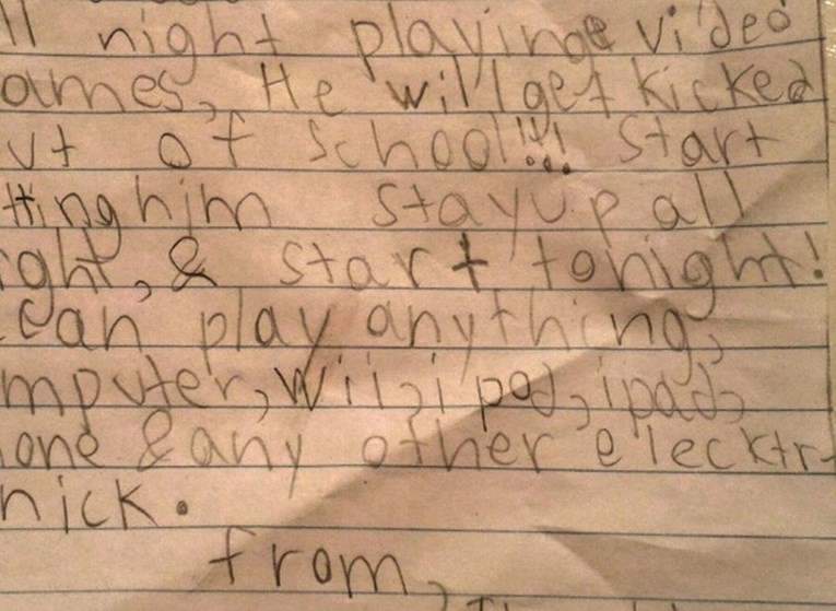 FOTO Sedmogodišnjak donio doma najbolju poruku iz škole ikad