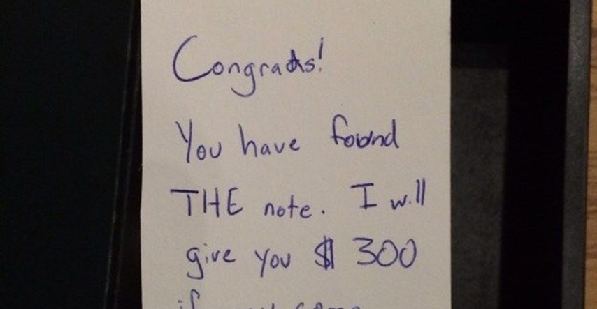Pronašao je misterioznu poruku u kojoj mu nude 300 dolara: Evo što je trebao napraviti za novac