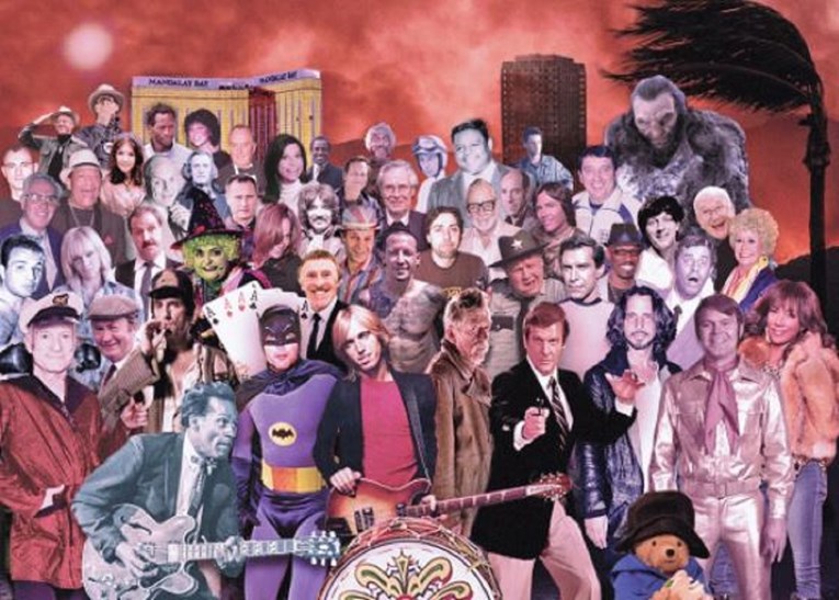 FOTO Poster sa svim slavnim osobama koje su preminule ove godine mogao bi vas rastužiti