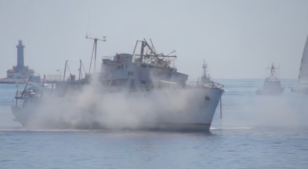 VIDEO U Istri potopljen admiralski brod Vis